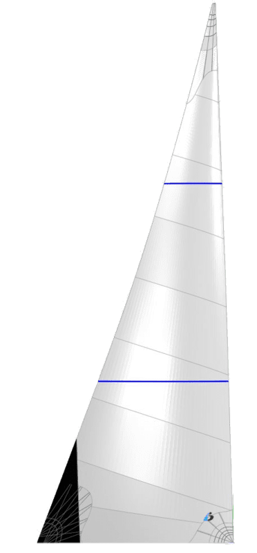Standard Half-Batten Cross-cut Mainsail Standard Half-Batten Cross-cut Mainsail